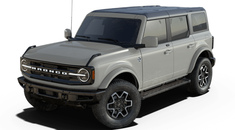 2021 Ford Bronco Outer Banks™ Cactus Grey, 2.7L EcoBoost® Engine ...